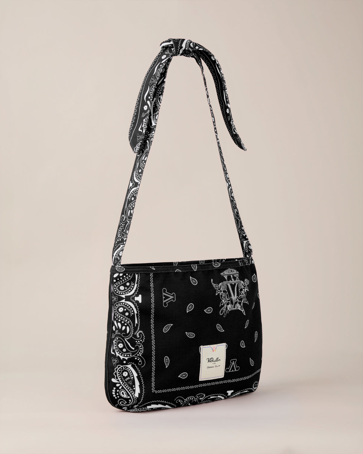 PAISLEY PRINT SHOULDER BAG