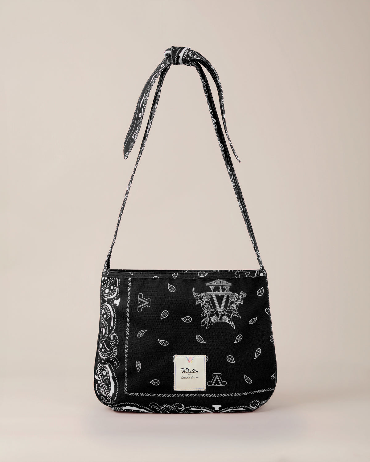 PAISLEY PRINT SHOULDER BAG