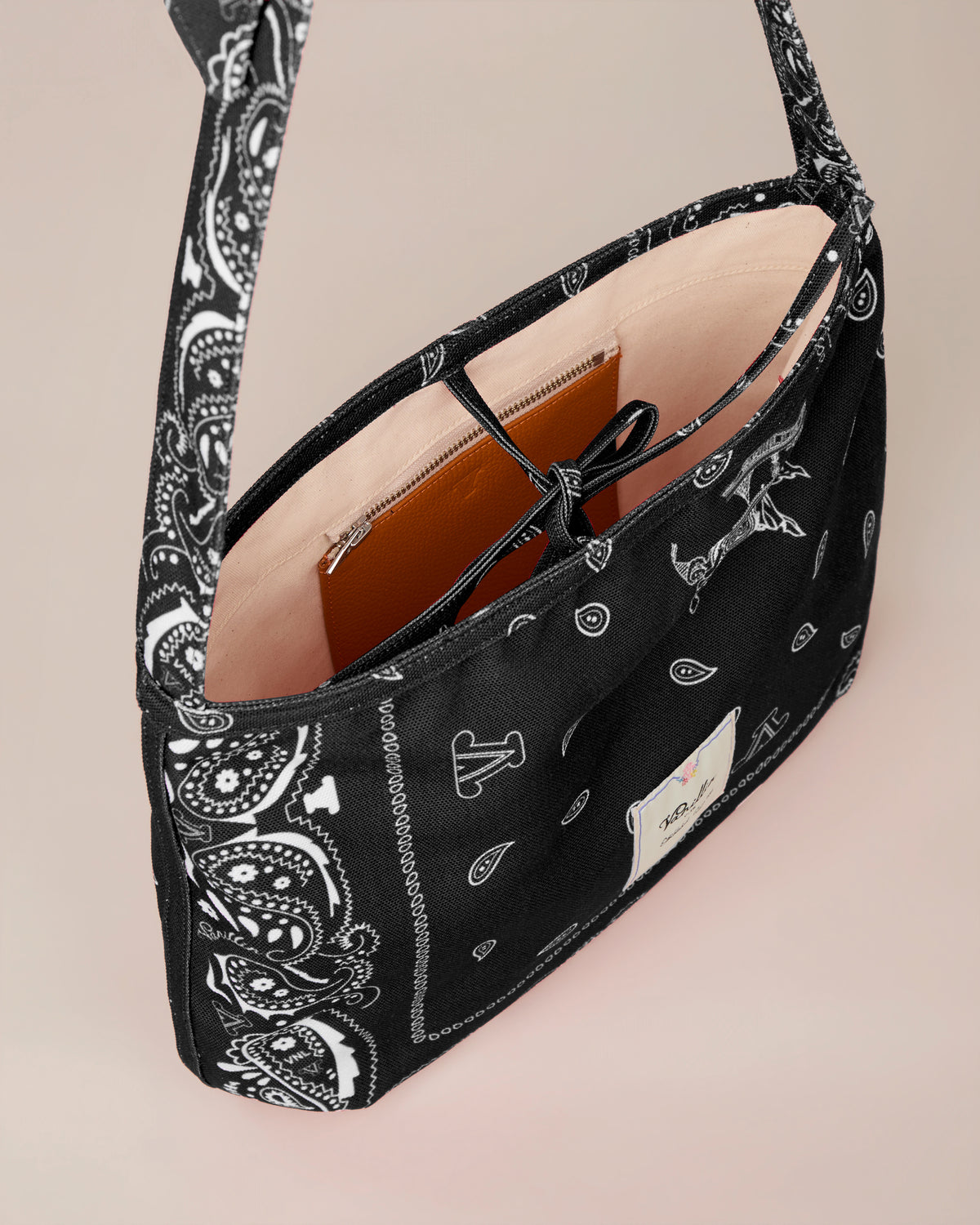 PAISLEY PRINT SHOULDER BAG