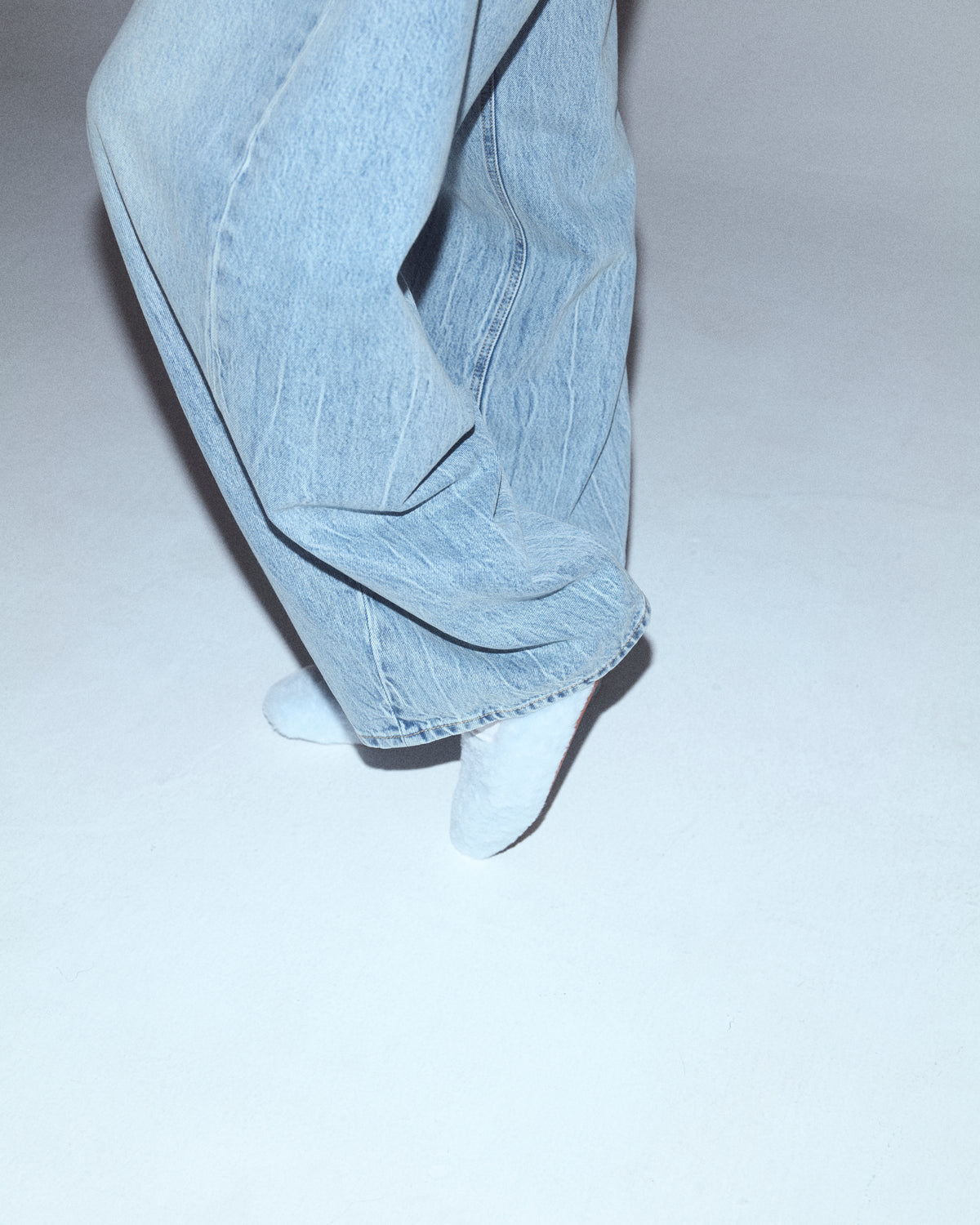 S-RABBIT FUR FLAT