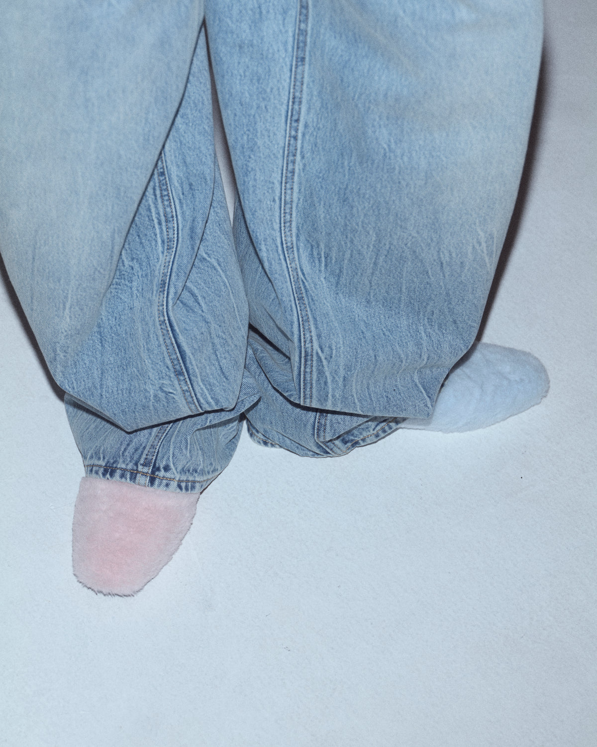 S-RABBIT FUR FLAT
