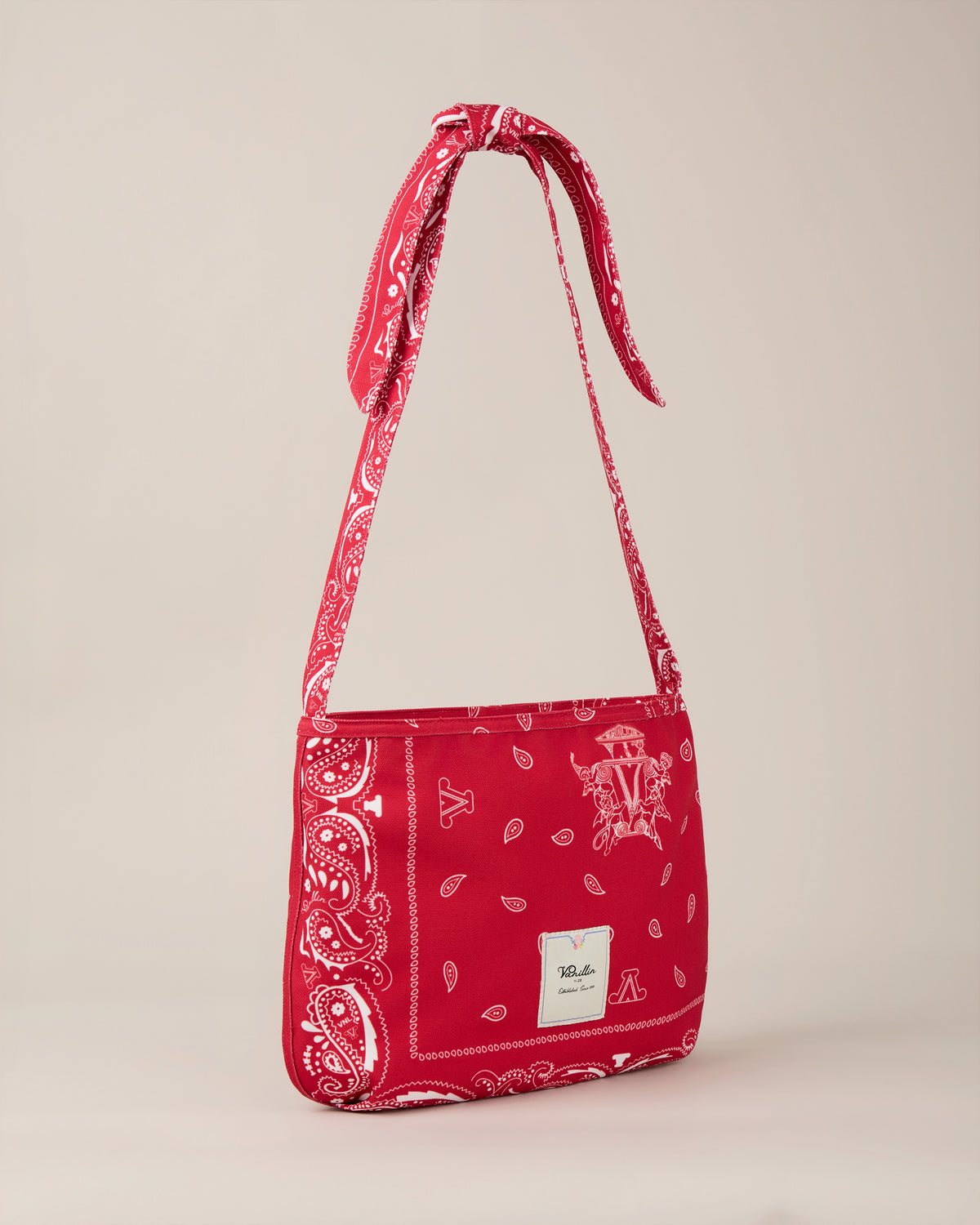 PAISLEY PRINT SHOULDER BAG